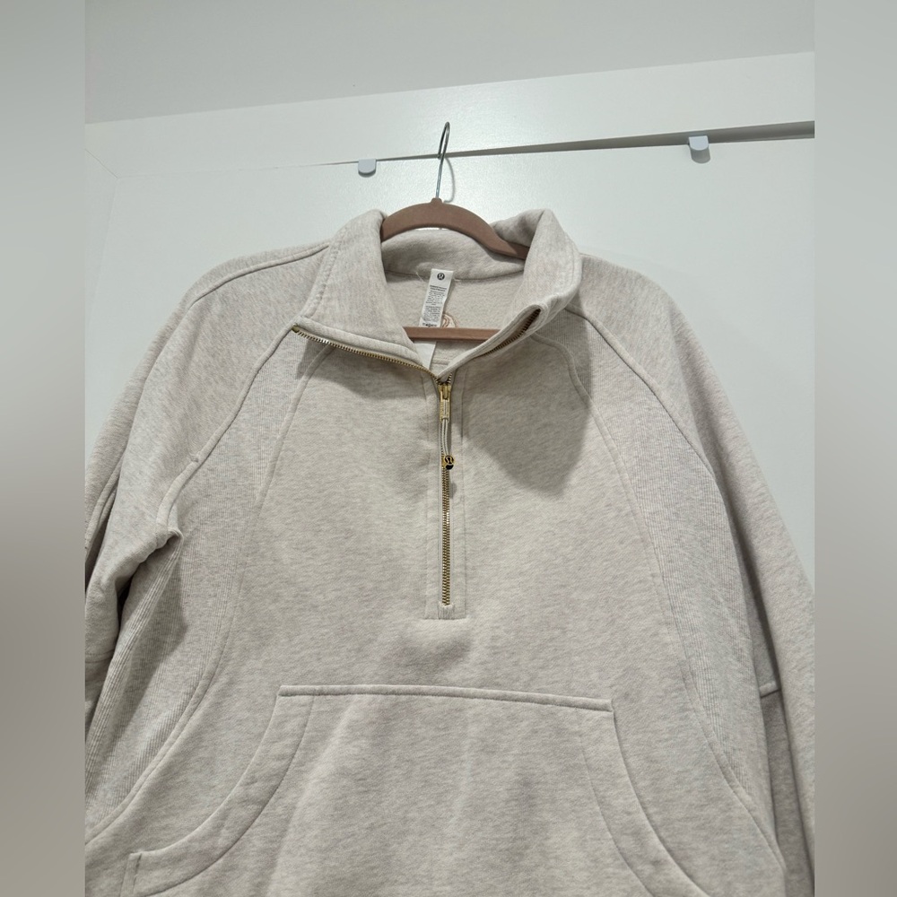 Scuba Oversized Funnel Neck Half Zip HDBO/GOLD M/L